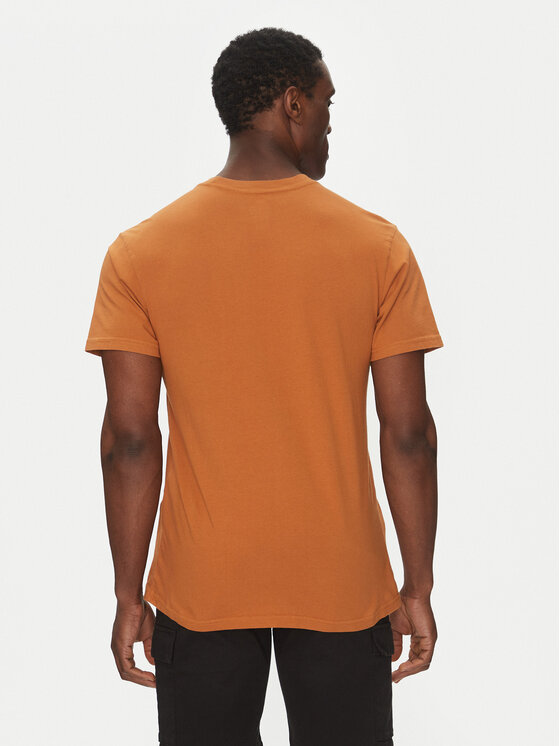 Quiksilver Quiksilver Majica EQYZT08035 Rjava Regular Fit