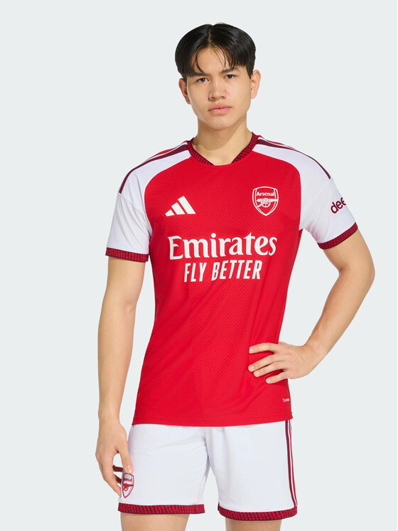 adidas adidas Koszulka techniczna 169686 Czerwony Slim Fit