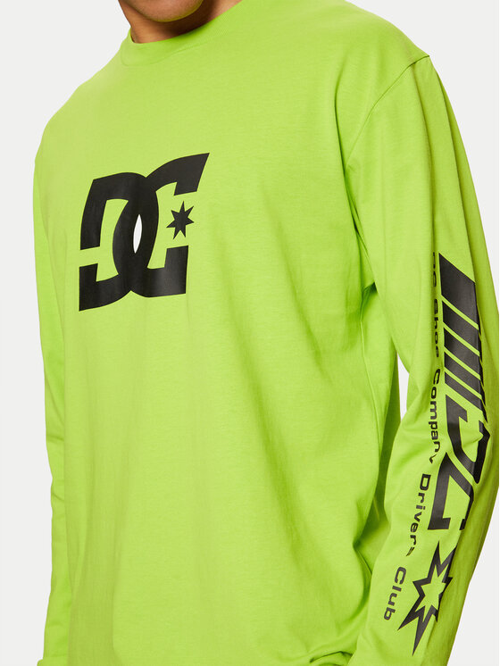 DC Shoes DC Shoes Longsleeve krekls Drivers Club ADYZT05406 Zaļš Standard Fit