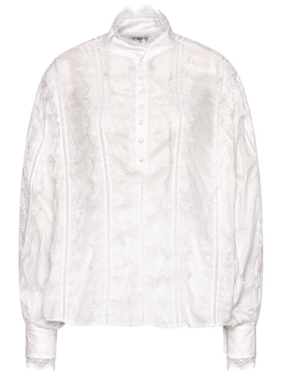 One Teaspoon One Teaspoon Marškiniai Desert Angel 23479C Balta Relaxed Fit