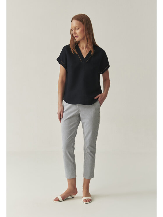 TATUUM TATUUM Bluzka SIRINA 1 Granatowy Loose Fit