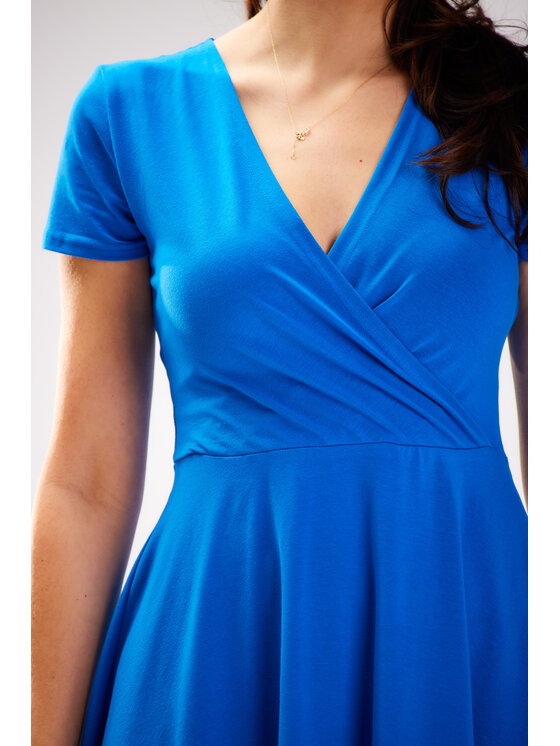 Infinite You Infinite You Sukienka letnia M292 Niebieski Basic Fit