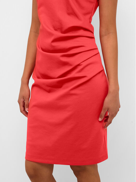 Kaffe Kaffe Rochie cocktail India 10508422 Roșu Slim Fit