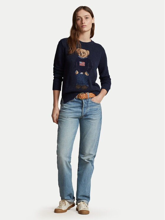 Polo Ralph Lauren Polo Ralph Lauren Sweater 211927070001 Sötétkék Relaxed Fit