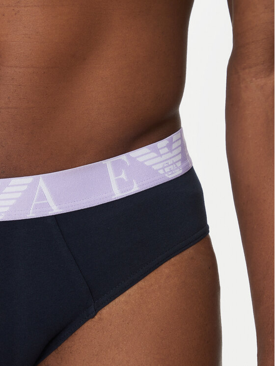 Emporio Armani Underwear Emporio Armani Underwear Set od 3 para muških slip gaća EM000258 AF10778 MB139 Tamnoplava