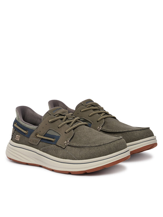 Skechers Skechers Pusbačiai Slip-ins Relaxed Fit: Troutt - Davey 205599/GRY Pilka