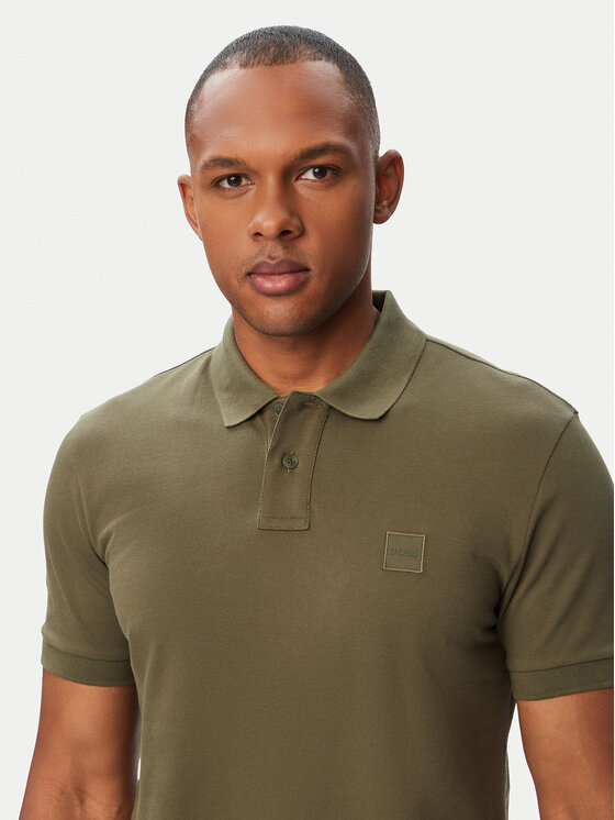 BOSS BOSS Polokošile Passenger 50507803 Khaki Slim Fit