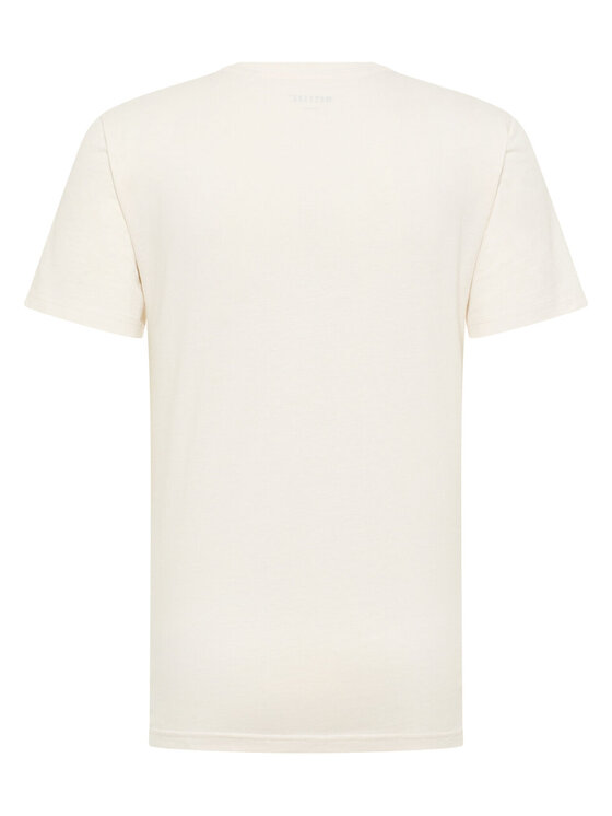 Mustang Mustang T-shirt AUSTIN Beige Regular Fit
