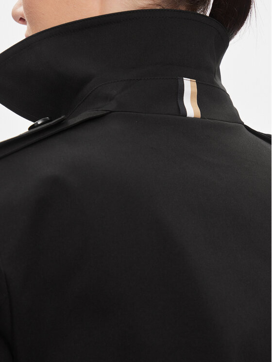 BOSS Boss Tenchcoat Conry 50489115 Schwarz Regular Fit