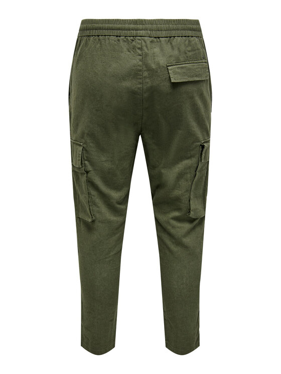 Only & Sons Only & Sons Hlače 22024998 Zelena Tapered Fit