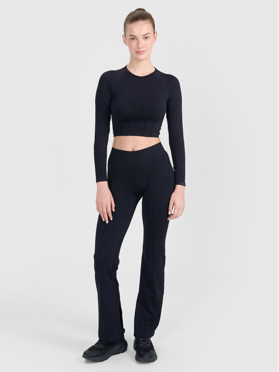 4F 4F Koszulka techniczna TRAINING SEAMLESS Czarny Compression Fit