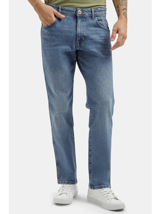 Cross Jeans Cross Jeans Jeansy E 167-008 Niebieski Straight Leg