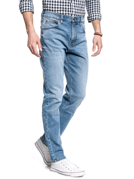 Lee Lee Jeansy AUSTIN Niebieski Straight Fit