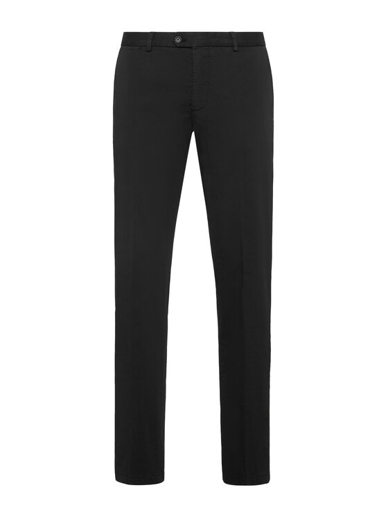 PHILIPP PLEIN PHILIPP PLEIN Chino kalhoty 385 Černá Chino Fit