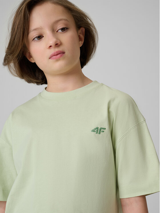4F 4F T-Shirt JELLIFICATION Turkusowy Loose Fit