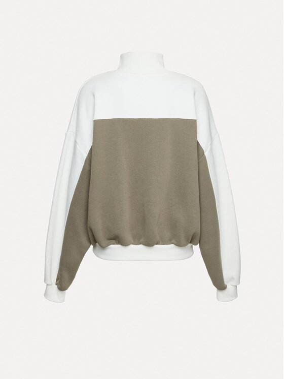 La Mania La Mania Mikina ANDERSON Khaki Active Fit