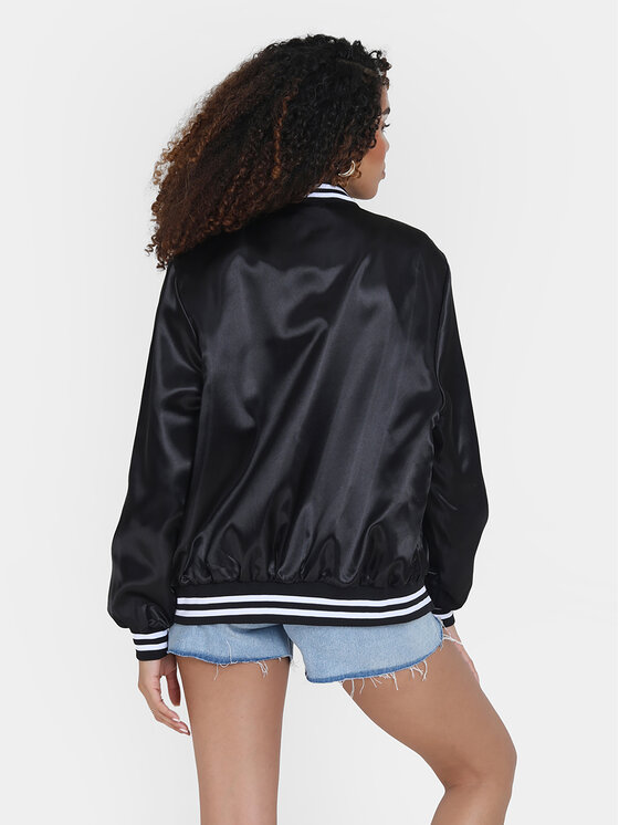 Brave Soul Brave Soul Kurtka bomber LJK-FRANCES Czarny Straight Fit