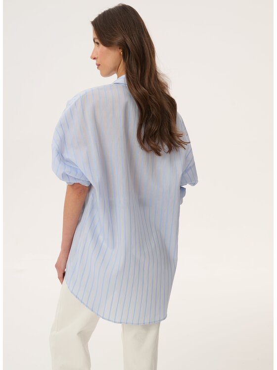 LEBRAND LEBRAND Koszula Liu Niebieski jasny Oversize