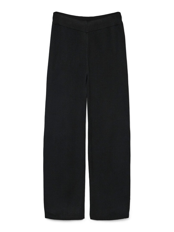 Vero Moda Vero Moda Pantaloni tricotați Gold Art 10332174 Negru Loose Fit