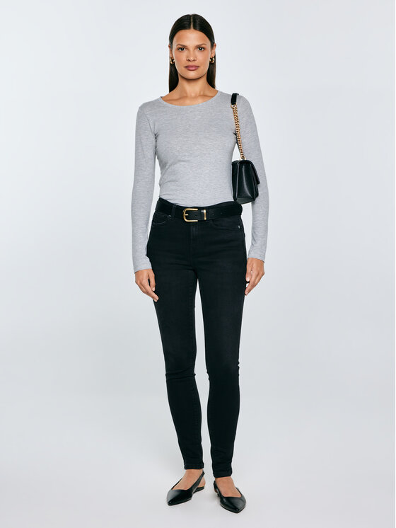 BIG STAR BIG STAR Jeansy ARIANA Szary Skinny Fit