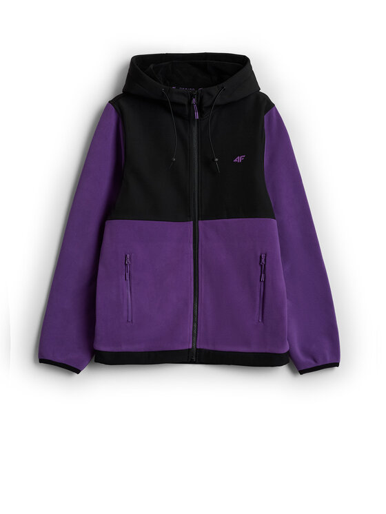 4F 4F Polar FOB Fioletowy Regular Fit
