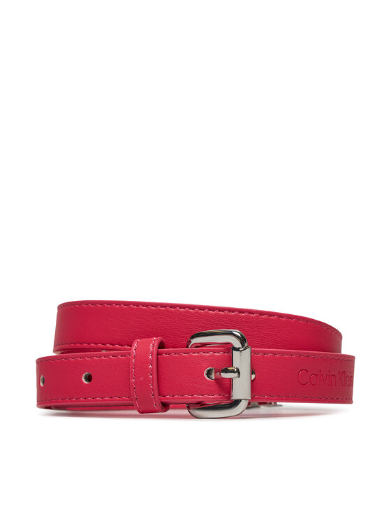 Calvin Klein Jeans Bērnu josta Monogram Logo Belt IU0IU00445 Rozā