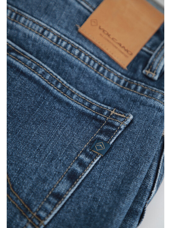 Volcano Volcano Jeansy D-JERRY 58 Niebieski Regular Fit