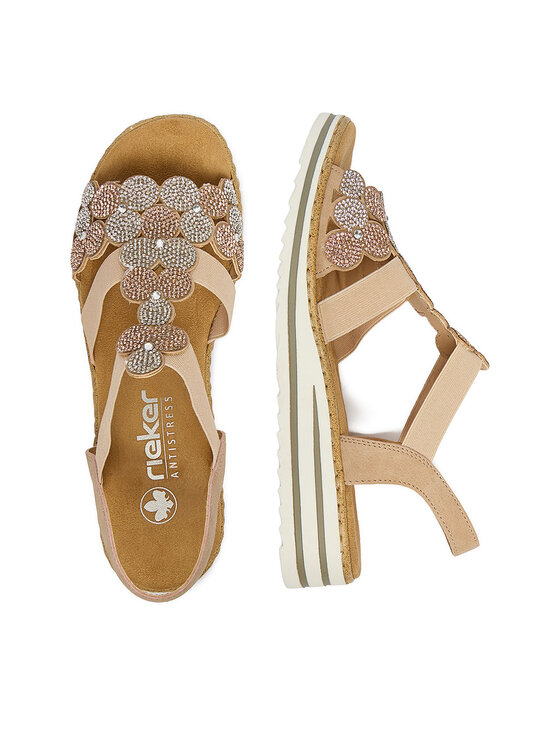 Rieker Rieker Sandali CEO-V0613-90 Beige