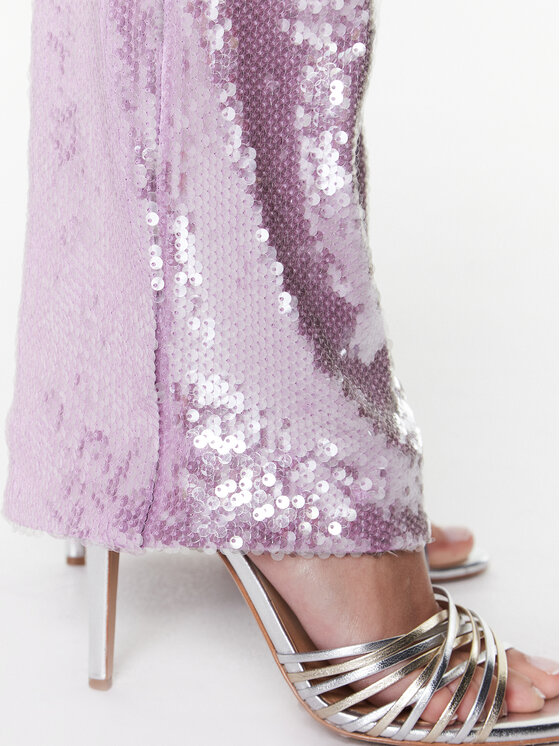 ROTATE ROTATE Stoffhose Sequin RT2382 Rosa Regular Fit