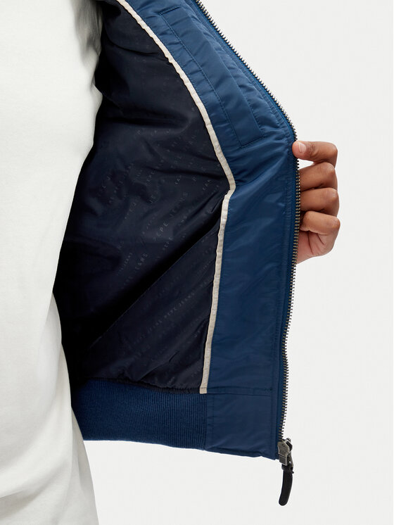 Pepe Jeans Pepe Jeans Μπόμπερ μπουφάν Melvin PM403060 Μπλε Regular Fit