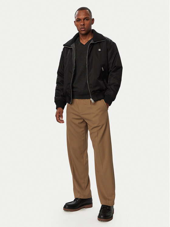 HUGO HUGO Bunda bomber Bremo2641 50567242 Černá Regular Fit