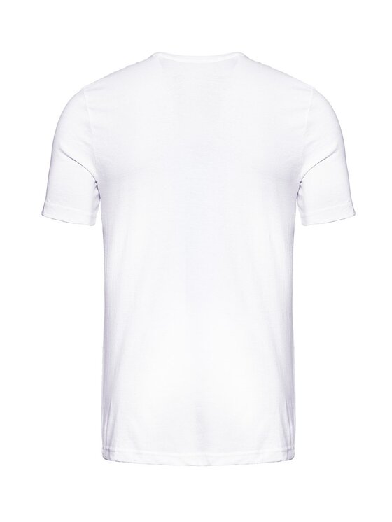 Mustang Mustang T-shirt BASIC PRINT TEE Bianco Regular Fit