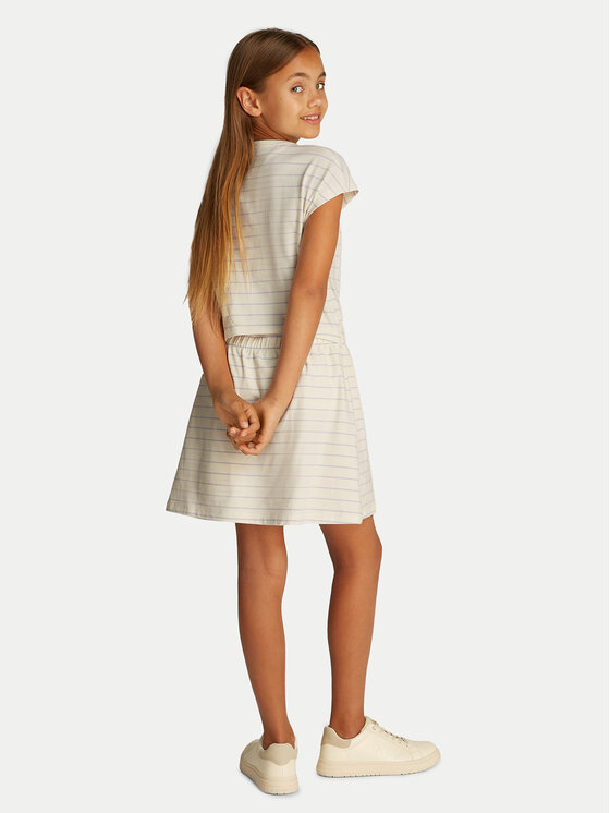 Calvin Klein Jeans Calvin Klein Jeans Sukienka codzienna IG0IG02929 Beżowy Regular Fit