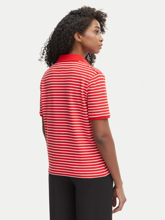 Tommy Hilfiger Tommy Hilfiger Poloshirt WW0WW48720 Rot Relaxed Fit