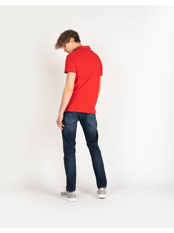 Pepe Jeans Pepe Jeans Polo PM541431 | Lucas Czerwony Regular Fit
