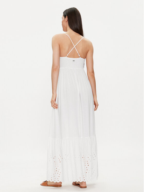 Maaji Maaji Sukienka codzienna 2123CLD003 Biały Regular Fit