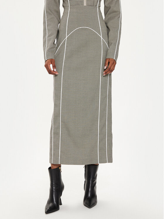 Gestuz Gestuz Maxi sukně Pippa 10908667 Šedá Slim Fit
