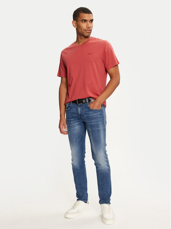 Pepe Jeans Pepe Jeans T-shirt Jacko PM508664 Crvena Regular Fit