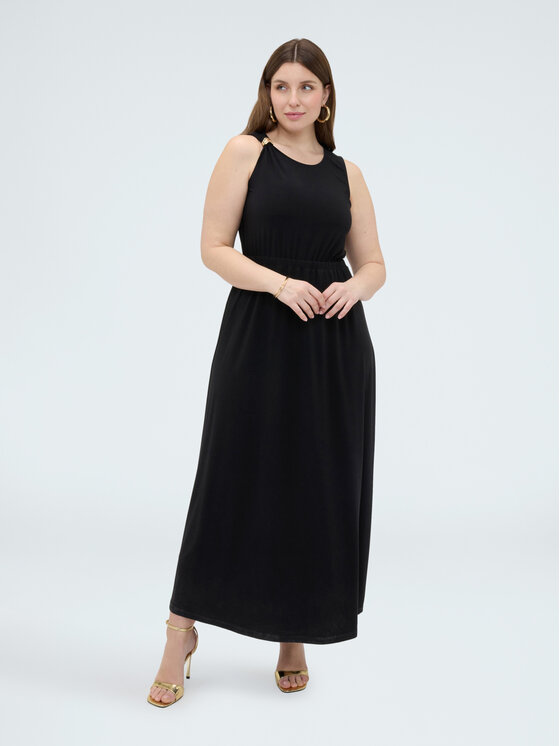 Fiorella Rubino Fiorella Rubino Sukienka wieczorowa 7017L001189N033 Czarny A-Line Fit