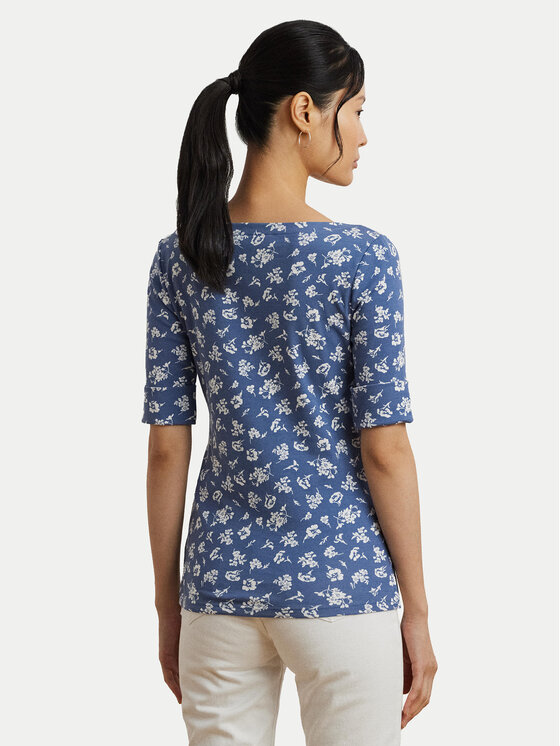 LAUREN RALPH LAUREN LAUREN RALPH LAUREN Блузка 200976991001 Голубий Slim Fit