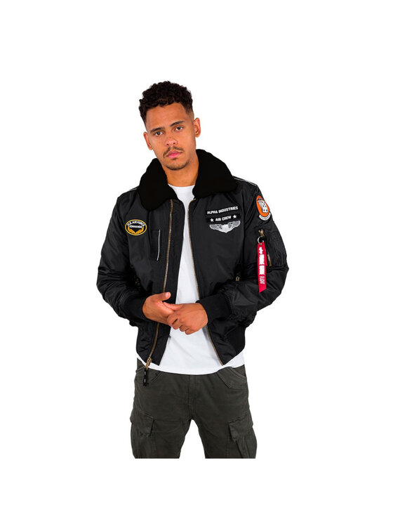 Alpha Industries Alpha Industries Kurtka bomber AI.198113-515-3XL Czarny Regular Fit