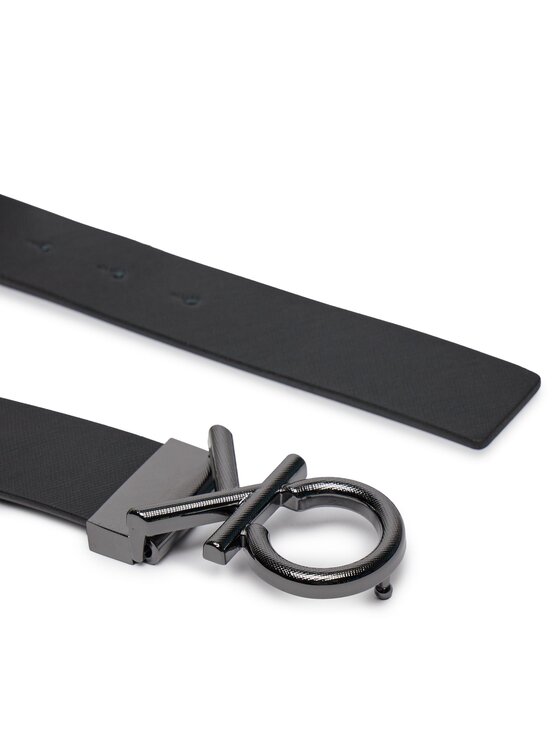 Calvin Klein Calvin Klein Pánský pásek Adj Ck Metal Saffiano 35Mm K50K511567 Černá