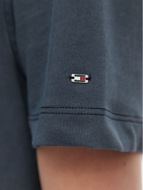 Tommy Hilfiger Tommy Hilfiger Tričko Crest WW0WW48713 Tmavomodrá Relaxed Fit