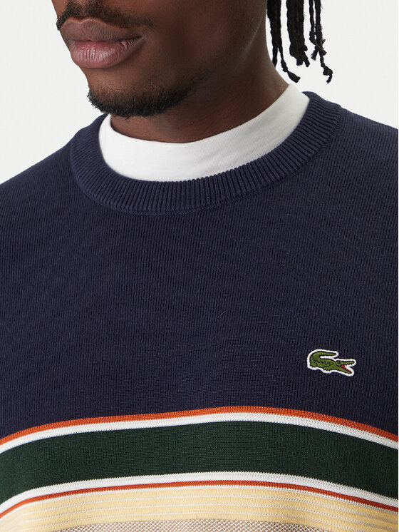 Lacoste Lacoste Svetr AH5944 Tmavomodrá Regular Fit