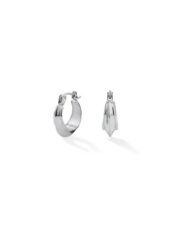 Rosefield Rosefield Kolczyki Sphere Hoops Srebrny