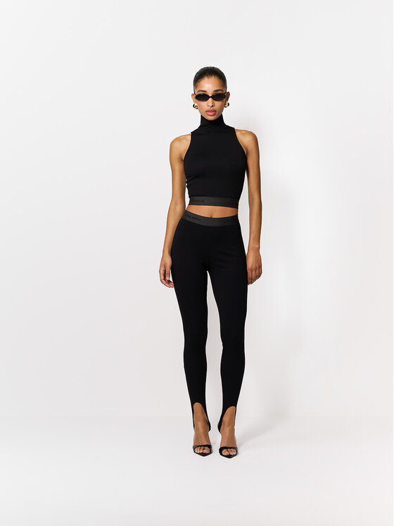 La Mania La Mania Top SOLME Černá Basic Fit