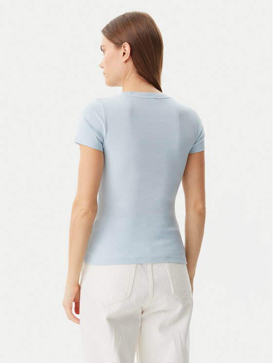 Guess Guess Marškinėliai W5GP62 KA0H1 Mėlyna Regular Fit