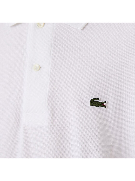 Lacoste Lacoste T-Shirt LACOSTE T-Shirt e Polo Uomo L1312 001 Bianco Biały Standard Fit