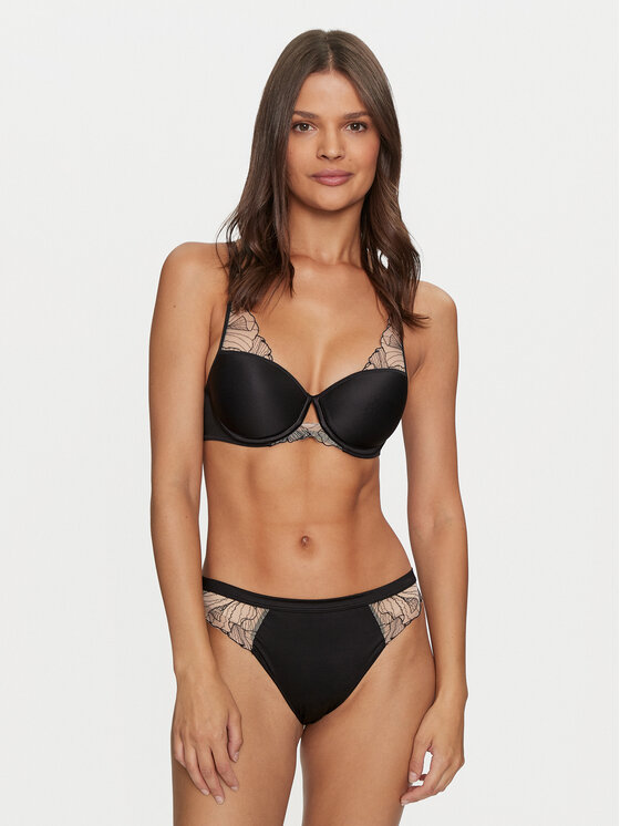 Chantelle Chantelle Σουτιέν με μπανέλα Tattoo Love C22DN6 Μαύρο