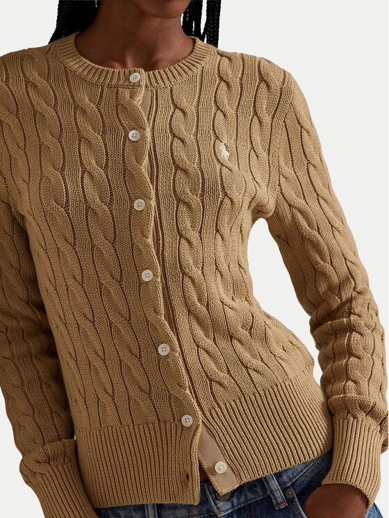 Polo Ralph Lauren Polo Ralph Lauren Kardigán 211971868502 Bézs Slim Fit